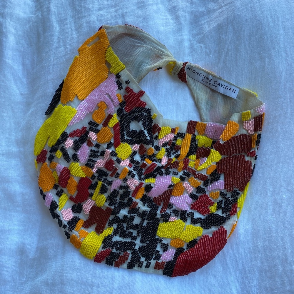 Mignonne Gavigan Hand Beaded Bandana
